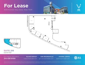 3030 Nowitzki Way, Dallas, TX for rent Floor Plan- Image 1 of 2