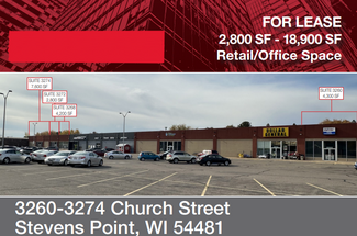 More details for 3260-3274 Church St, Stevens Point, WI - Retail for Rent