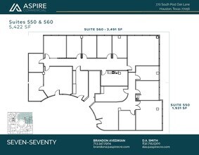 770 S Post Oak Ln, Houston, TX to rent Floor Plan- Image 2 of 4