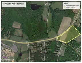 7501 Lake Anna Pky, Spotsylvania, VA - AERIAL  map view