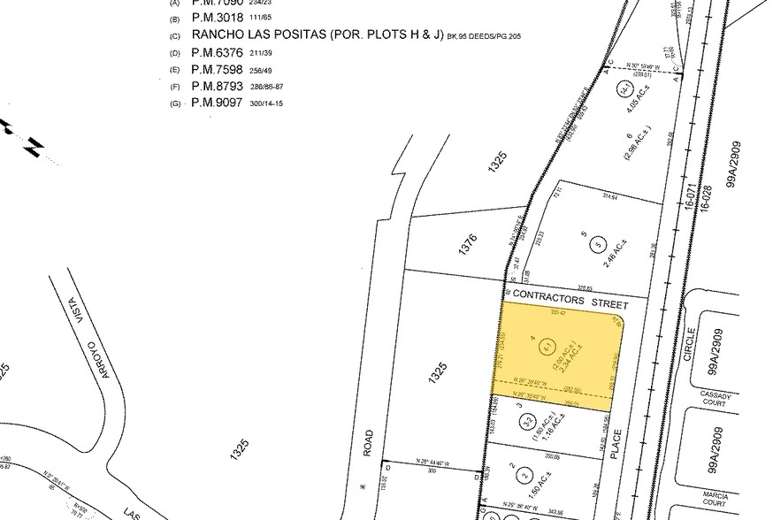 50 Contractors St, Livermore, CA for rent - Plat Map - Image 2 of 4