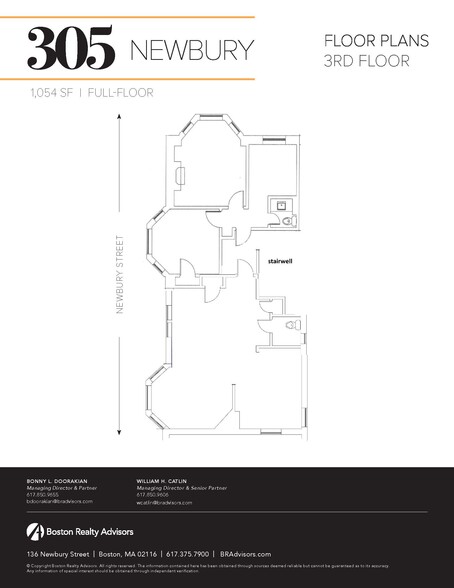 176 Newbury St, Boston, MA for rent - Floor Plan - Image 2 of 5