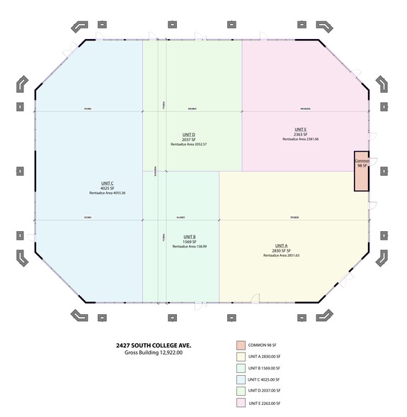 2427 S College Ave, Fort Collins, CO for sale - Site Plan - Image 3 of 3