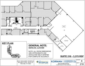 8 Neshaminy Interplex, Trevose, PA for rent Floor Plan- Image 2 of 2