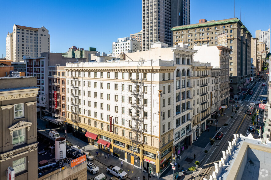 207-217 Powell St, San Francisco, CA for rent - Aerial - Image 2 of 3