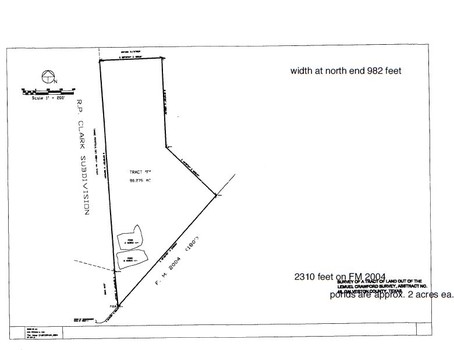 00 FM 2004, Hitchcock, TX for sale - Site Plan - Image 2 of 2