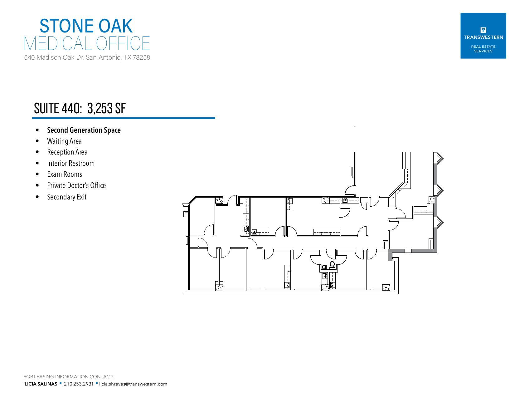 540 Madison Oak Dr, San Antonio, TX for rent Floor Plan- Image 1 of 1