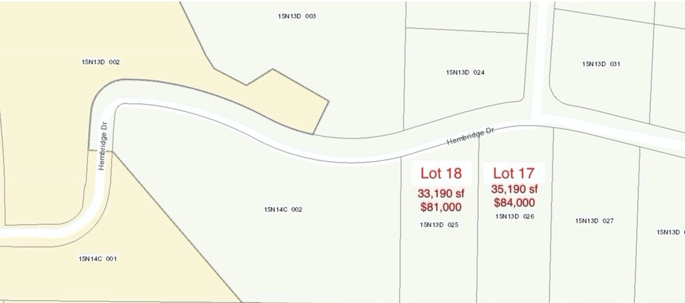 Residential Building Lots-Holly Springs portfolio of 2 properties for sale on LoopNet.co.uk - Building Photo - Image 1 of 1