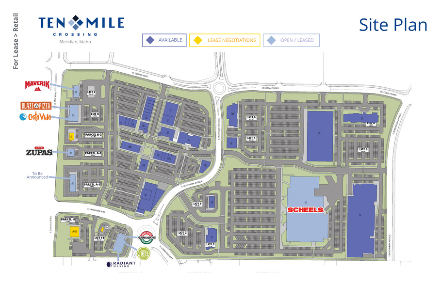 Ten Mile & I 84, Meridian, ID for rent - Site Plan - Image 1 of 3