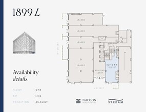 1899 L St NW, Washington, DC for rent Floor Plan- Image 1 of 1