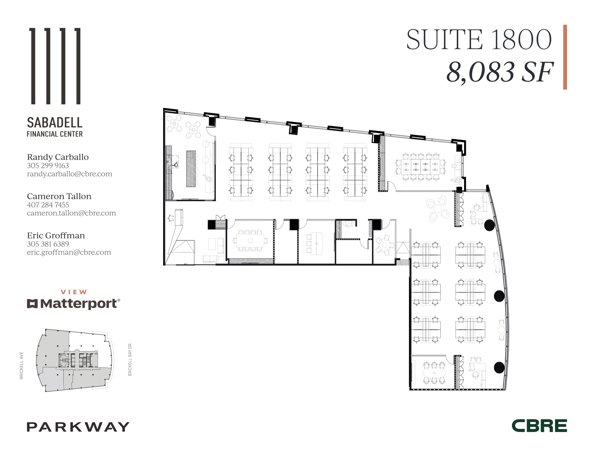 1111 Brickell Ave, Miami, FL to rent Site Plan- Image 1 of 9