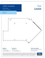 2500 Fondren Rd, Houston, TX for rent Floor Plan- Image 1 of 2