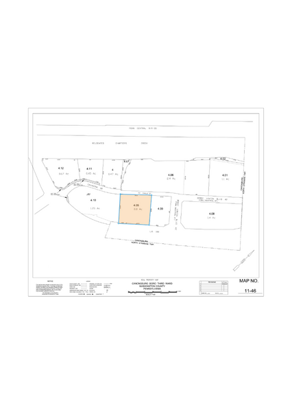 108 Cavasina Dr, Canonsburg, PA for rent - Plat Map - Image 2 of 3