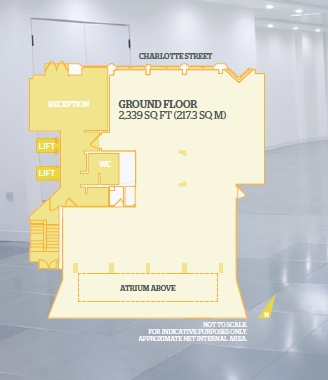 74A Charlotte St, London for rent - Floor Plan - Image 2 of 2