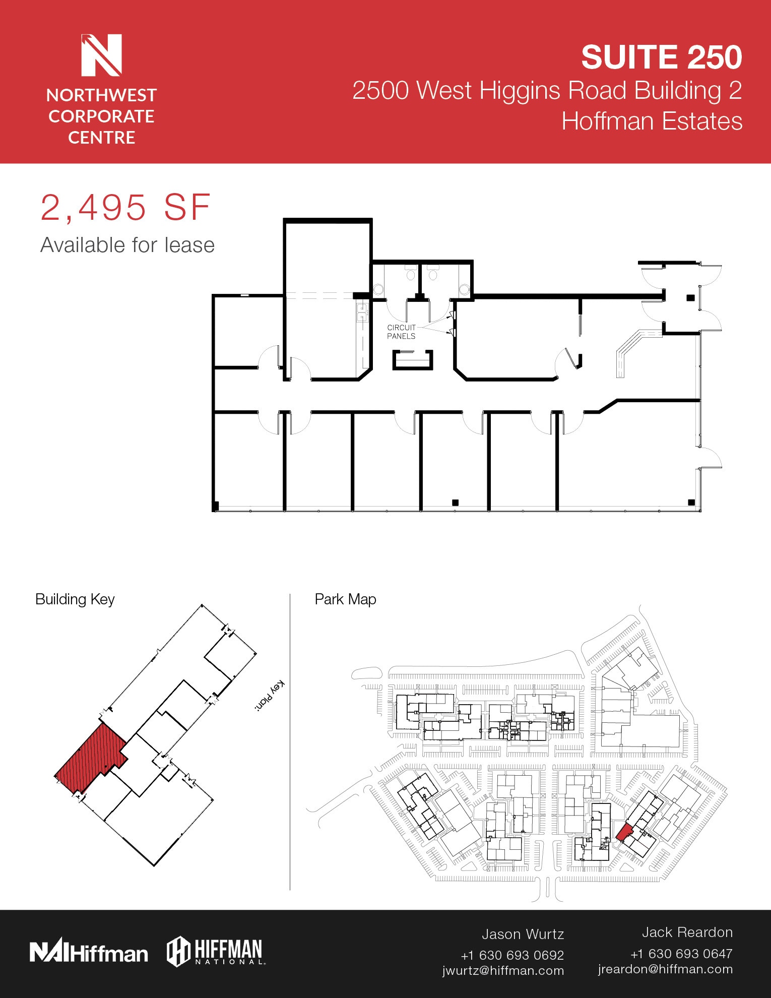 2500 W Higgins Rd, Hoffman Estates, IL to rent Floor Plan- Image 1 of 2