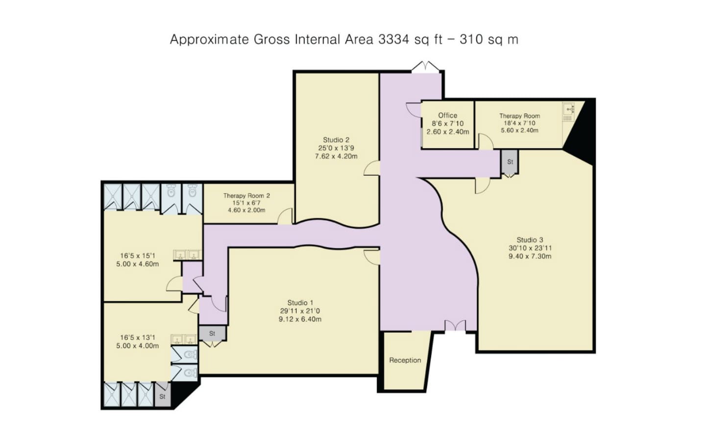 14 Collent St, London, LND E9 6SG - Unit BSMT - - Floor Plan - Image 1 of 11