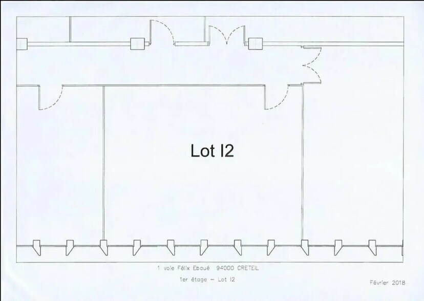 Office in Créteil to rent - Floor Plan - Image 2 of 2