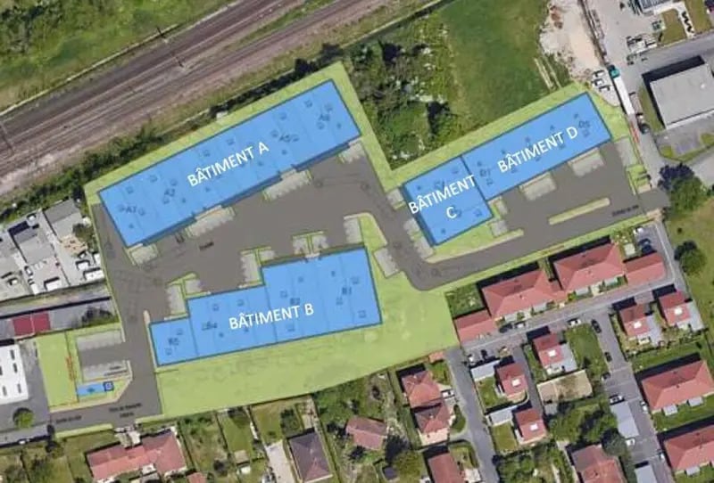 Light Industrial in Rillieux-la-Pape to rent - Site Plan - Image 3 of 4