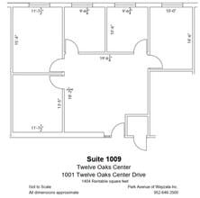 600 Twelve Oaks Center Dr, Wayzata, MN to rent Floor Plan- Image 1 of 1