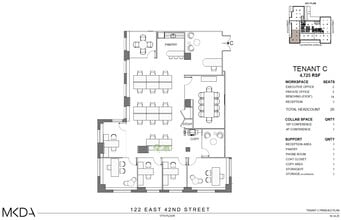 122 E 42nd St, New York, NY to rent Floor Plan- Image 1 of 4