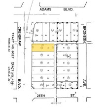 2614 Crenshaw Blvd, Los Angeles, CA for sale Plat Map- Image 1 of 1