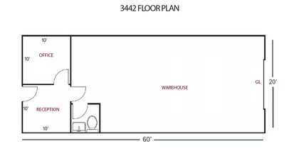 3426-3446 W Harvard St, Santa Ana, CA for rent Floor Plan- Image 1 of 1