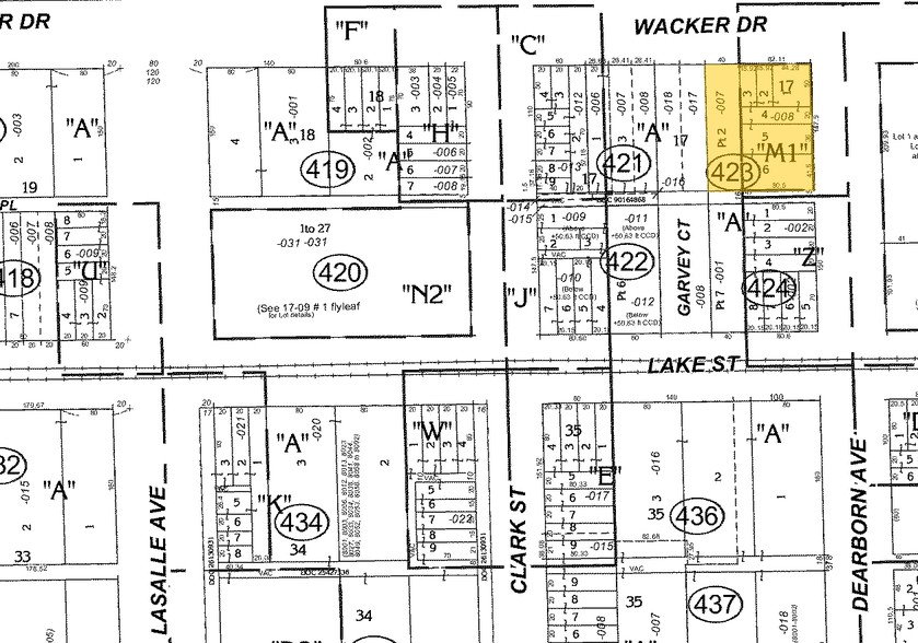 55 W Wacker Dr, Chicago, IL for rent - Plat Map - Image 2 of 20