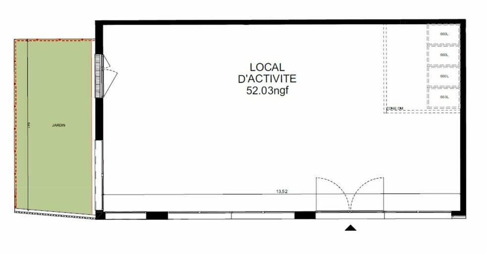 Retail in Bondy for sale - Floor Plan - Image 2 of 3