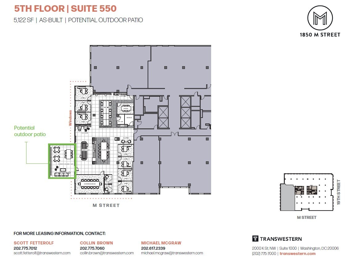 1850 M St NW, Washington, DC to rent Floor Plan- Image 1 of 1