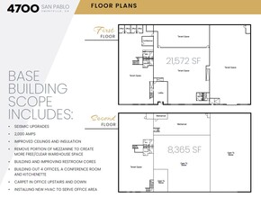 4700 San Pablo Ave, Emeryville, CA for rent Floor Plan- Image 1 of 2