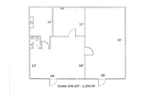 5401 S Sheridan Rd, Tulsa, OK for rent Floor Plan- Image 1 of 5