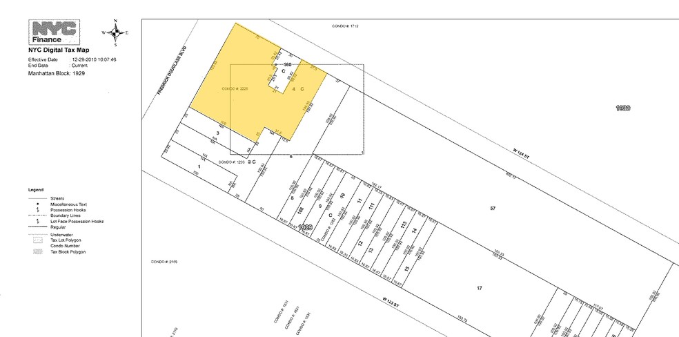 2296 Frederick Douglass Blvd, New York, NY for sale - Plat Map - Image 2 of 23