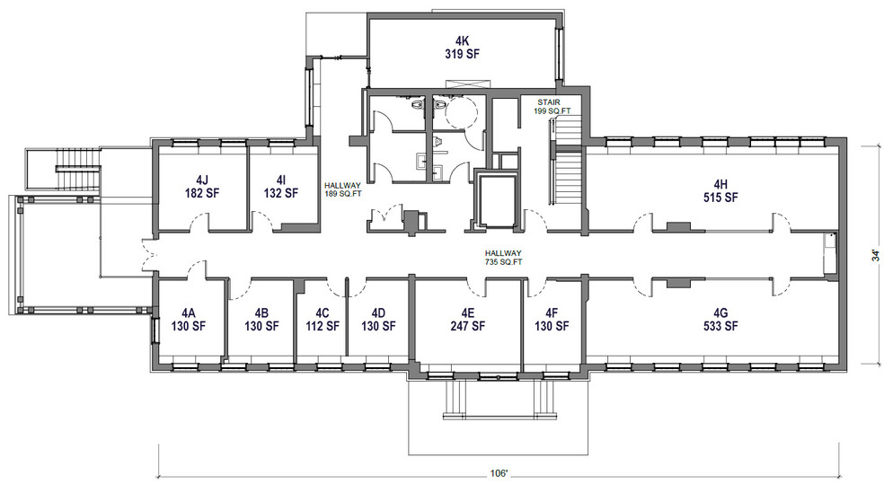 425 Locust Ave, Charlottesville, VA for rent - Floor Plan - Image 2 of 50