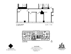 1500 John F Kennedy Blvd, Philadelphia, PA for rent Floor Plan- Image 1 of 1