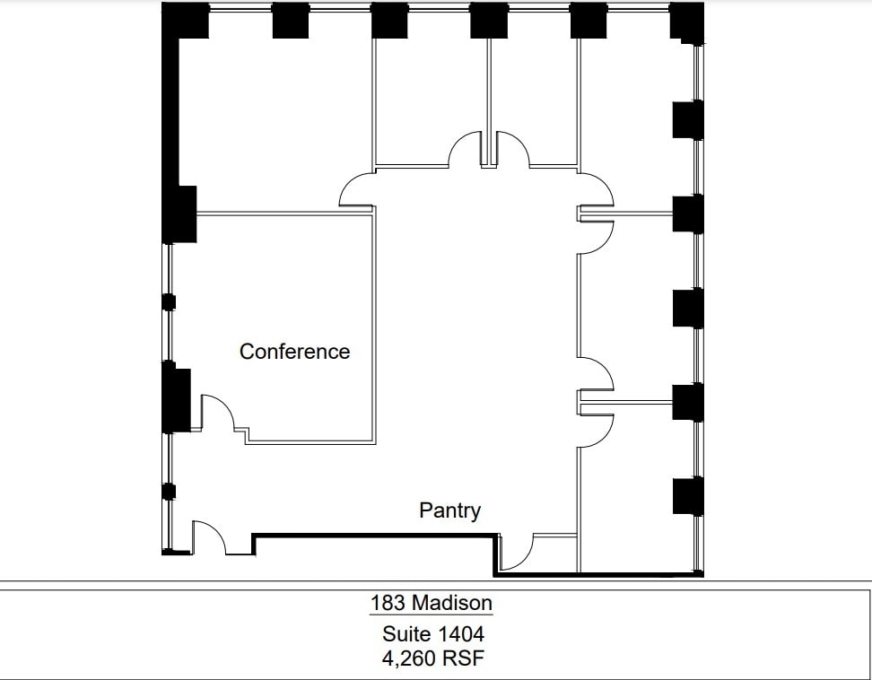 183 Madison Ave, New York, NY to rent Floor Plan- Image 1 of 1