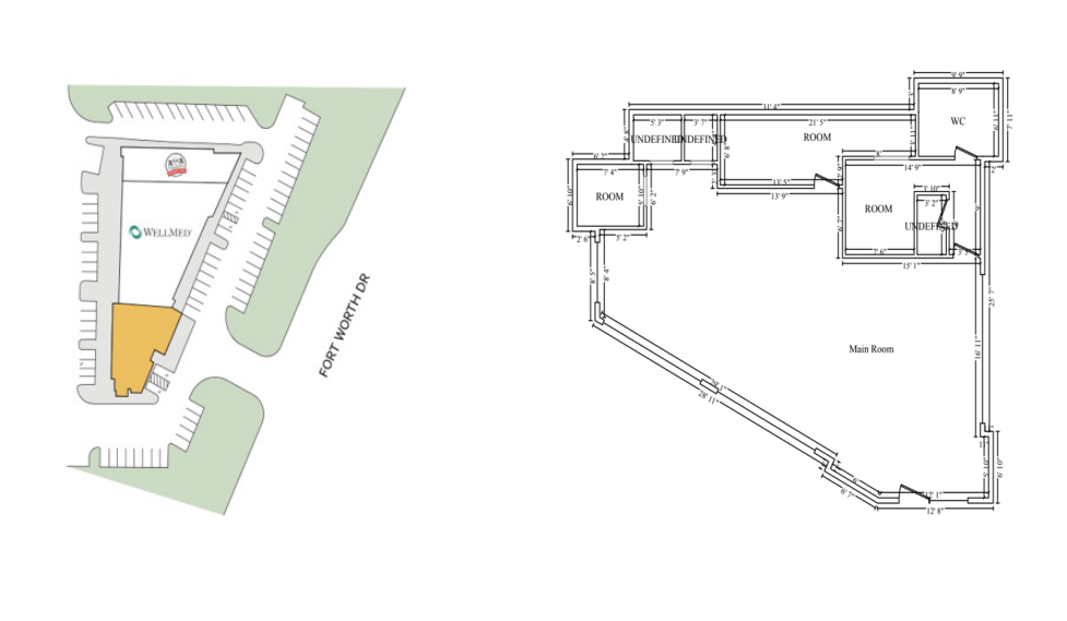 500 Fort Worth Dr, Denton, TX for rent - Site Plan - Image 3 of 3