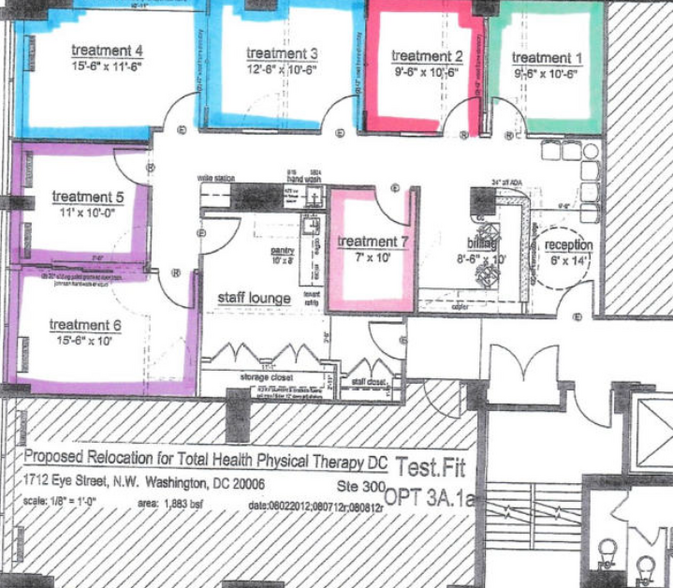 1710-1712 I St NW, Washington, DC for rent - Floor Plan - Image 2 of 7