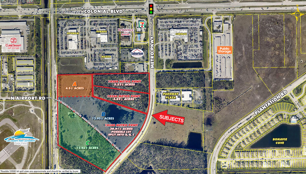 Prime Development Sites on Metro Pkwy portfolio of 3 properties for sale on LoopNet.co.uk - Aerial - Image 1 of 2