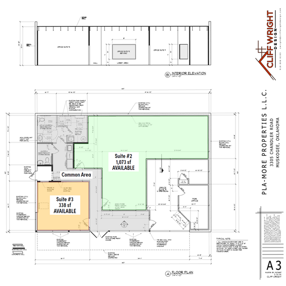 3305 Chandler Rd, Muskogee, OK for rent - Typical Floor Plan - Image 2 of 9