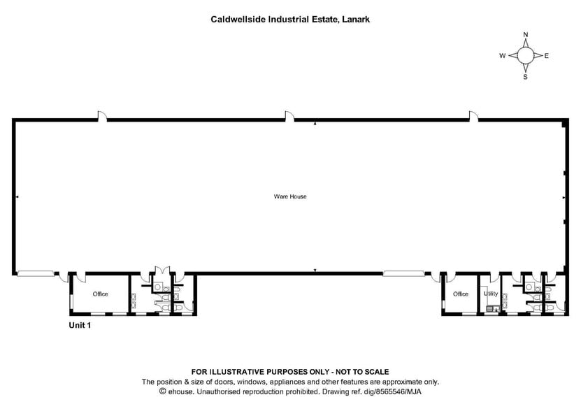 West Faulds Rd, Lanark to rent - Floor Plan - Image 2 of 11