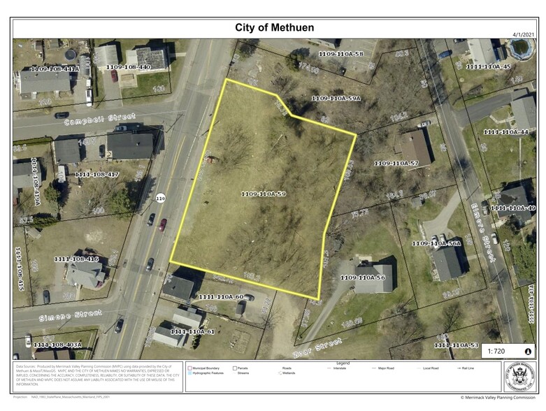 357-361 Merrimack St, Methuen, MA for rent - Site Plan - Image 2 of 3