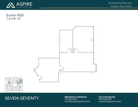 770 S Post Oak Ln, Houston, TX for rent Floor Plan- Image 1 of 2