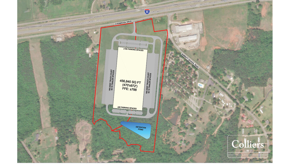 2789 Overbrook, Gaffney, SC for sale - Site Plan - Image 2 of 2