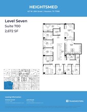 427 W 20th St, Houston, TX for rent Floor Plan- Image 2 of 2