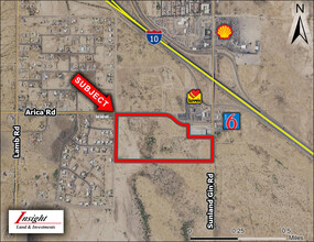 Sunland Gin Rd, Eloy, AZ - aerial  map view - Image1