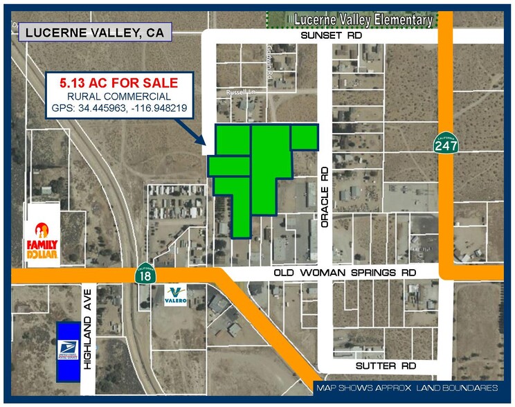 10600 Oracle, Lucerne Valley, CA for sale - Aerial - Image 1 of 11