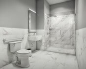 Elon Business Park 1st Floor Bathroom Rendering