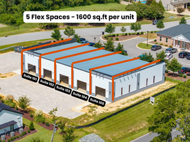 5 Flex Spaces - 1,600 SQ.FT., Per Unit - Commercial Property