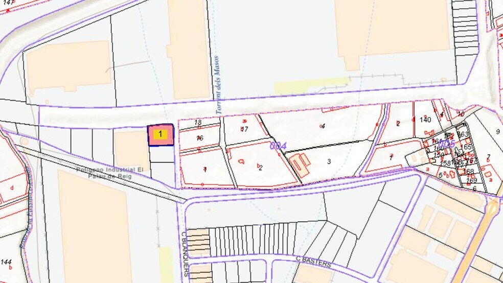 Carrer Blanquers, Valls, Tarragona for sale - Site Plan - Image 3 of 3