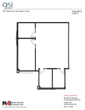 951 Yamato Rd, Boca Raton, FL to rent Floor Plan- Image 2 of 2